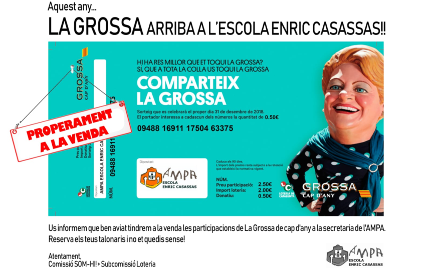 La Grossa arriba a l’escola Enric Casassas!